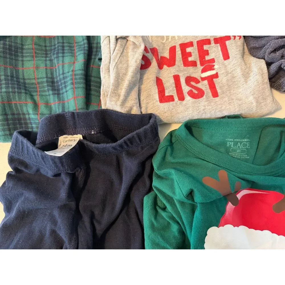 24month/2t Christmas/penguin clothing lot- 5 piece bundle